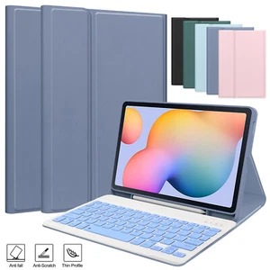 Keyboard Case For Samsung Galaxy Tab S6 Lite 10.4 inch 2024 2022 Stand Cover - Picture 1 of 23