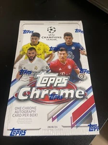 2020-21 TOPPS CHROM UEFA CHAMPIONS LEAGUE FUSSBALL WERKSEITIG VERSIEGELTE HOBBY BOX - Bild 1 von 1