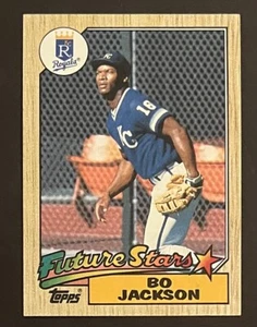 1987 TOPPS BO JACKSON #170 KANSAS CITY ROYALS ROOKIE RC @ 7 - Picture 1 of 2