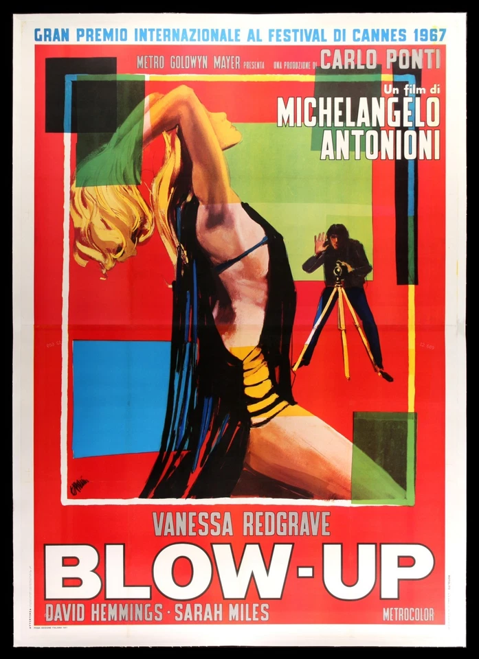 BLOW-UP BLOW UP ✯ CineMasterpieces ITALIENISCHES FILMPOSTER FOTOGRAFIE FOTOGRAF - Bild 1 von 1