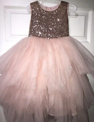 Vestido Petite Adele Niñas Talla 1-2 Jade Excelente Estado Usado Una Vez Foto 1 de 4