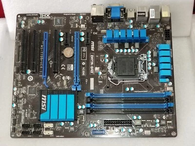 MSI ZH77A-G43 Motherboard DVI VGA HDMI LGA1155 DDR3 Chipset Intel H77 - Image 1 of 3