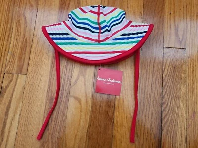 Sombrero para el sol Hanna Andersson Baby Swimmy multicolor a rayas talla XS Foto 1 de 4
