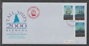 Bermuda FDC 2000 Scott 788-790 ships - Picture 1 of 1