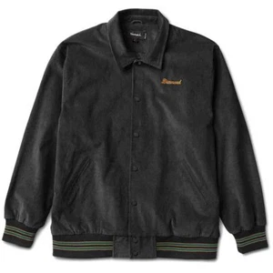 Chaqueta universitaria de pana Diamond Supply Co negra - Imagen 1 de 5
