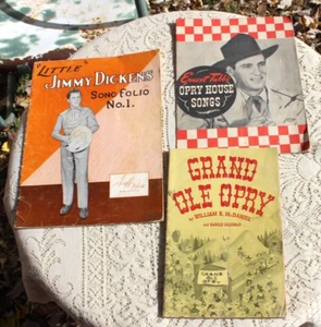 3 cancioneros vintage de 1940 - años 50 Grand Ole Opry Earnest Tubbs de Jimmy Dickens - Imagen 1 de 17