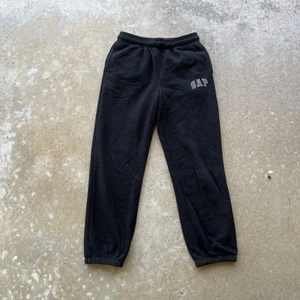 Gap Kids Boys Black Embroidered Logo Sweatpants Size Large - Picture 1 of 7