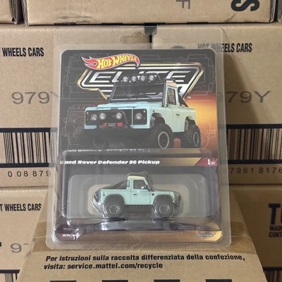HOT WHEELS Land Rover Defender 90 Pickup - ELITE 64 - red line club - RLC - Immagine 1 di 3
