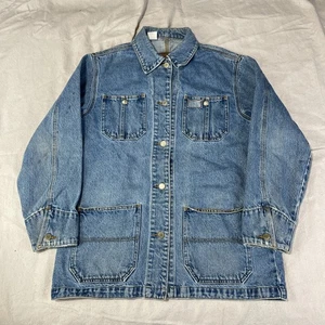 Ralph Lauren Jeans Co. Chore Chaqueta Mujer Mediana M Granero Rancho Abrigo Azul Denim - Imagen 1 de 13