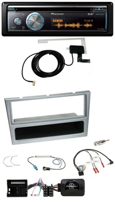 Pioneer Bluetooth DAB Lenkrad USB CD Autoradio für Opel Corsa C Tigra Meriva sil - Bild 1 von 4