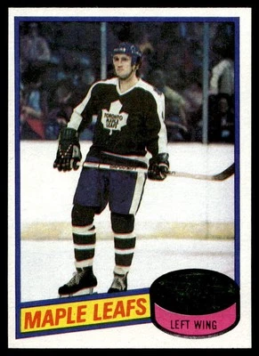 1980-81 Topps Hockey #118 Dan Maloney Toronto Maple Leafs EX-EXMINT - Image 1 of 2