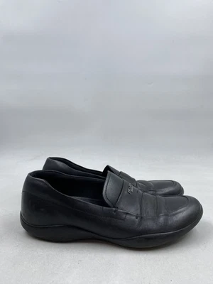 Prada Black Leather Driver Dress Loafer M 6 - Image 1 of 4