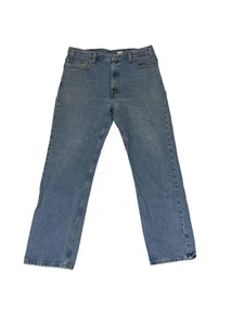 Levis 505 Jeans Mens 40x32 Blue Regular Fit Straight Leg Denim Classic Pants - Picture 1 of 11
