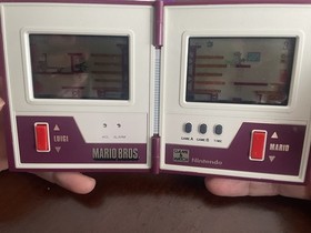 Game & Watch 1983 Super Mario Brothers game Tested Working Original Not Remake