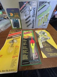 Vintage Lot Of 6 Original Package Lures; Bass Buster, Weller, Strike King, Etc. - Picture 1 of 7