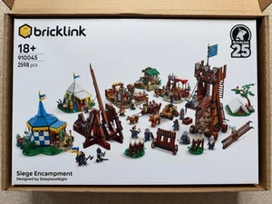 LEGO® Bricklink 910045 Campamento de campaña Siege Encampment Castillo de caballeros ⭐️NUEVO Y EMBALAJE ORIGINAL⭐️ - Imagen 1 de 11