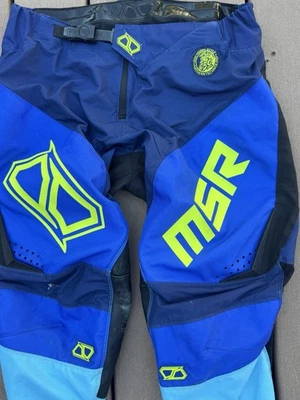 MSR NXT 运动十字裤蓝色 38 码自行车运动赛车骑手户外 — 第 1/4 张图片