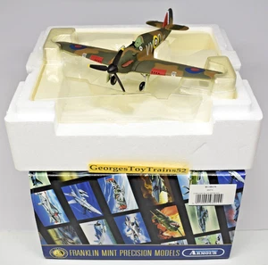 ARMOUR FRANKLIN MINT 1:48 DIECAST UK RAF 85 SQN HURRICANE MK.I B11B578 98214 NIB - Picture 1 of 5