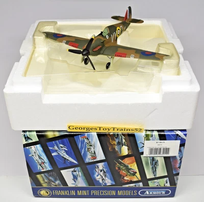 ARMOUR FRANKLIN MINT 1:48 DIECAST UK RAF 85 SQN HURRICANE MK.I B11B578 98214 NIB - Image 1 of 4