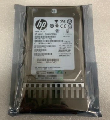 NEW QR477A 665750-001 669010-001 HP M6625 300GB 6G SAS 15K 2.5IN HDD Hard Drive - Image 1 of 3