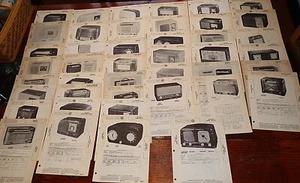 43 AIRCASTLE RADIOS Photofact Service Table Portable Parts Schematic - Picture 1 of 9