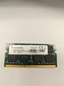 ADATA 4GB DDR3L 1600MHz 8Gx16 SO-DIMM 260-Pin DRAM Memory ADDS1600W8G11-BADZ - Picture 1 of 2