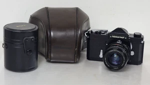 Nikon Nikkormat FT 35mm SLR Film Camera/Sigma mini-wide f2.8 28mm Lens (Working) - Picture 1 of 18