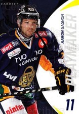 2015-16 Finnish Cardset Playmakers #8 Aaron Gagnon