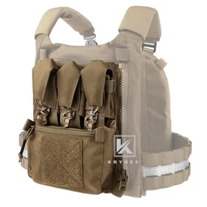 KRYDEX Tactical Cremallera Asalto Panel Trasero Banger MOLLE para FCPC V5 Coyote Marrón - Imagen 1 de 14
