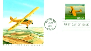 #3142c -Cub 32c Aircraft Fleetwood FDC First Day of Issue 1997 - Picture 1 of 2