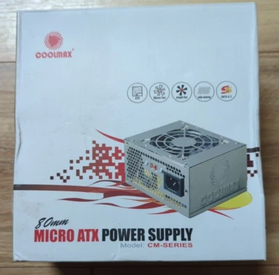 CoolMax  CM-Series 300w 80mm Micro ATX Power Supply - Image 1 of 3