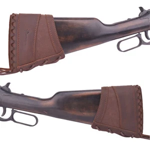 Canvas Leder Gewehr Gun Canvas Leder Gewehr Rückstoß Pad Retro Flintenschaft - Bild 1 von 46