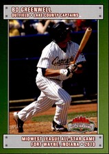 2010 Midwest League All-Stars #7 Bo Greenwell Alva Florida FL Baseball Card