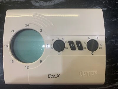 Vemer VN161600 Cronotermostato Eco.X-D Giornaliero da Parete a Batterie (h4M) - Immagine 1 di 2