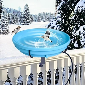 Bird Bath Heater Outdoors Winter Birdbath 75 Watts Clamp On Bird Bath Brand New - Picture 1 of 6