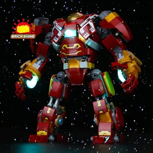 Brick Shine - zestaw świetlny GC do Lego The Hulkbuster: The Battle of Wakanda 76247 - Zdjęcie 1 z 14