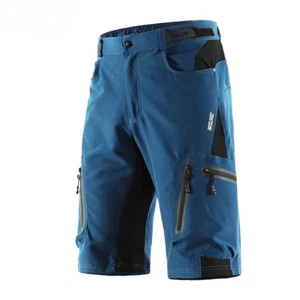 Men's Outdoor Sports Cycling Shorts MTB Downhill Trousers Water Resistant Loose - Picture 1 of 34