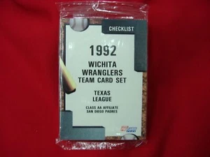 1992 WICHITA WRANGLERS FLEER PROCARDS MiLB TEAM SET P MARTINEZ SAN DIEGO PADRES - Foto 1 di 4