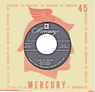 Eddie Heywood w/Ray Charles Singers: Land Of Dreams / Summer Holiday,45 RPM 4334 - Image 1 of 3