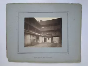 Henry Dixon Carbon Print London Relics 1881 Photo White Hart Inn Yard Southwark - Picture 1 of 1