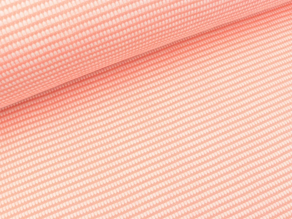 Hamburger Liebe Waffelpiqué Itsy Bitsy Knit nude-weiß - Bild 1 von 1