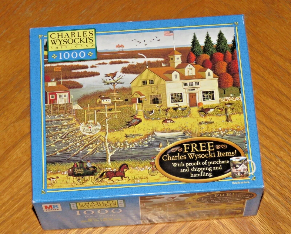 Charles Wysocki 2008 Hasbro Jigsaw Puzzle Storin' up