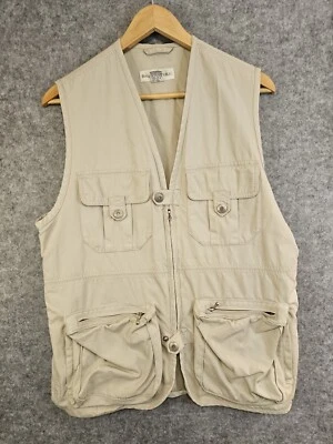 Chaleco Safari BANANA REPUBLIC Para Hombre XS Beige Pesca Utilidad Caza De Colección Foto 1 de 4