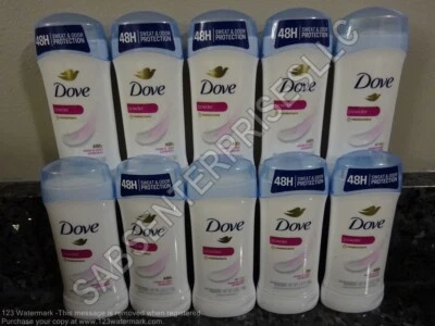 10 Dove POWDER Women's Solid All Day Antiperspirant Deodorant 2.6 oz. NEW - Image 1 of 4