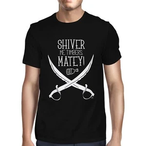 1Tee Herren T-Shirt Shiver Me Timbers Matey Pirate - Bild 1 von 24