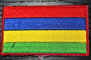 PARCHE Bordado Bandera del País de Mauricio MAURICIO *NUEVO*MEZCLAR Y COMBINAR COMPRAR 3 - Imagen 1 de 1