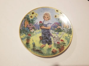 Collector Plate - A Time To Plant - John McClellend - March Of Dimes - Foto 1 di 2