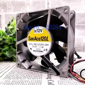 Sanyo 12038 12CM 2-wire (full speed) Aluminum frame fan 12V1.9A 9GL1212V1J04 - Picture 1 of 5