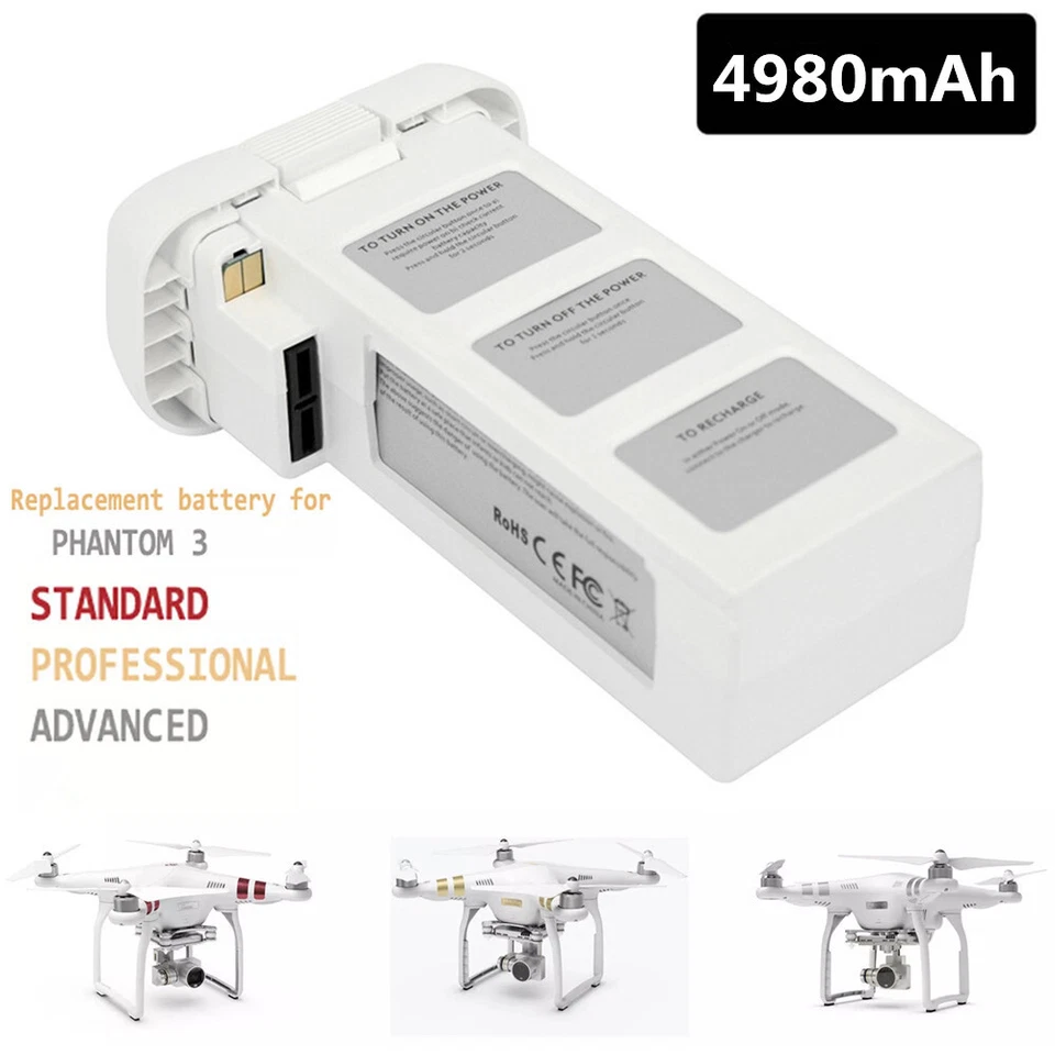 für DJI Phantom 3 Professional Advanced Standard Intelligent Lipo Ersatzbatterie - Bild 1 von 4