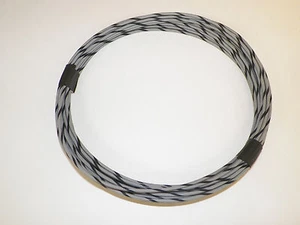 AUTOMOTIVE WIRE 18 GAUGE HIGH TEMP GXL 25 FEET GRAY/BLACK MOTORCYCLE CAR TRUCK - Picture 1 of 1